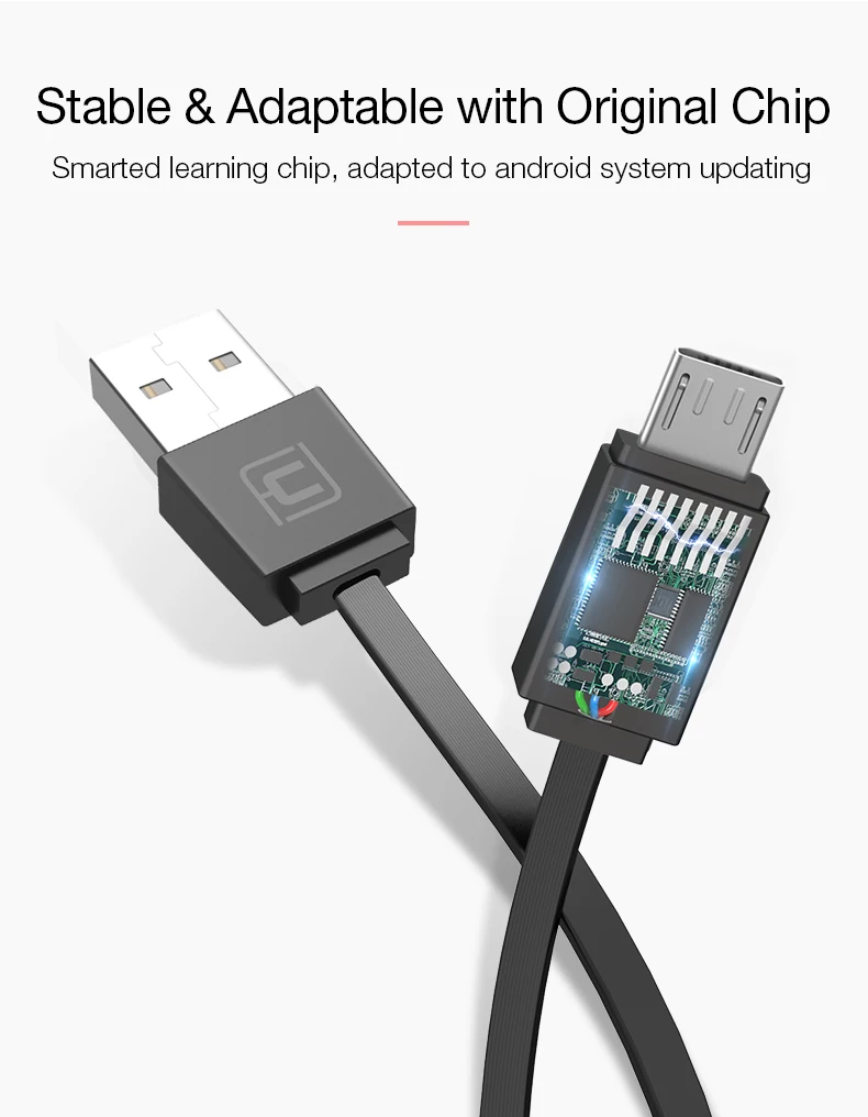 CAFELE 1 м Micro USB кабель для samsung huawei Xiaomi Android смартфоны HTC Синхронизация данных USB кабель Портативный usb зарядный кабель