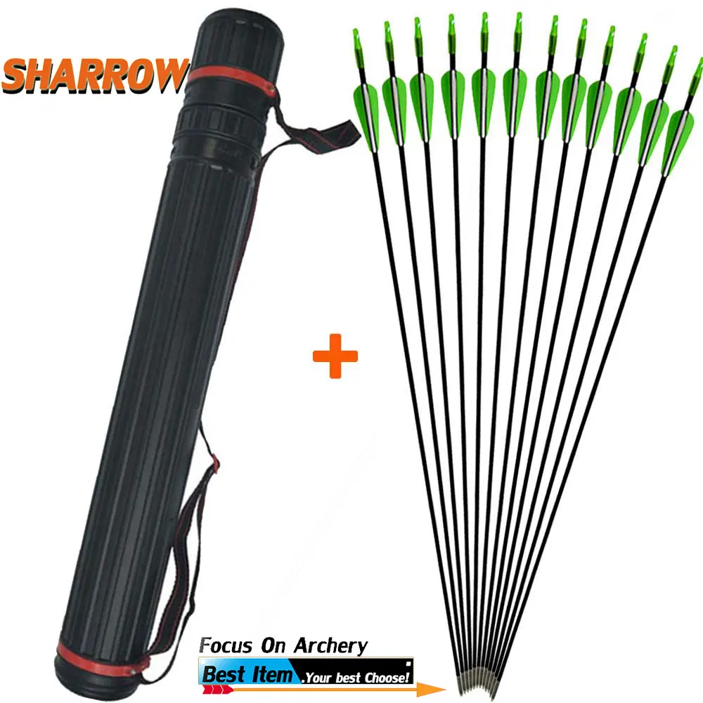 12 PCS 80cm Glassfiber Rubber feather Arrow Replaceable Arrowhead Length Archery Recurve Bow Children's Basic Training