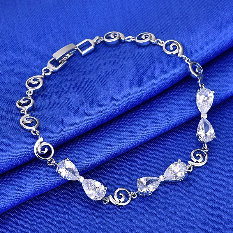 Us 3 58 18 Off Zircon Inlay Gift For Friend Bow Tie Field Spiral Shape Bracelet White Gold Color Plated Erfly Bracelets Bangles In Chain Us 3 58 18 Off Zircon Inlay Gift For Friend Bow Tie Field Spiral Shape Bracelet White Gold Color Plated Erfly Bracelets Bangles In Chain