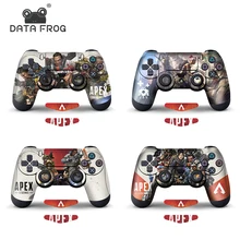 Данные лягушка 2 шт наклейки для sony Playstation 4 игровой контроллер для PS4 PS4 Pro PS4 тонкая кожа для Apex Legends Данные лягушка 2 шт наклейки для sony Playstation 4 игровой контроллер для PS4 PS4 Pro PS4 тонкая кожа для Apex Legends