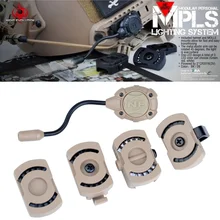 Ночная Эволюция страйкбола Princeton Tec Mpls Тактический шлем светильник модульный персональный светильник ing system Softair Flash светильник NE05012