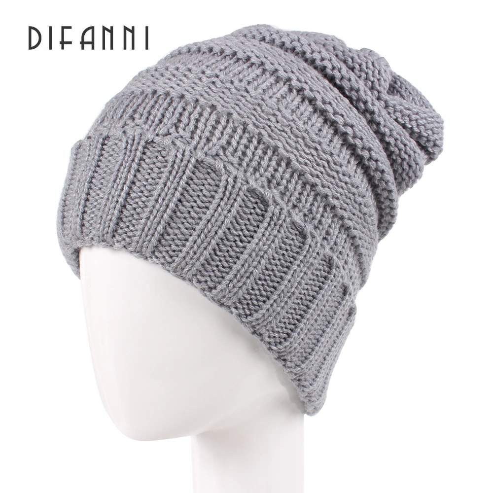 

Difanni Skullies Beanies Winter Hat Elastic For Women Warm Hat Fashion Knitting Warm Cap Warm Hat Cap Casual Fashion Winter Hat