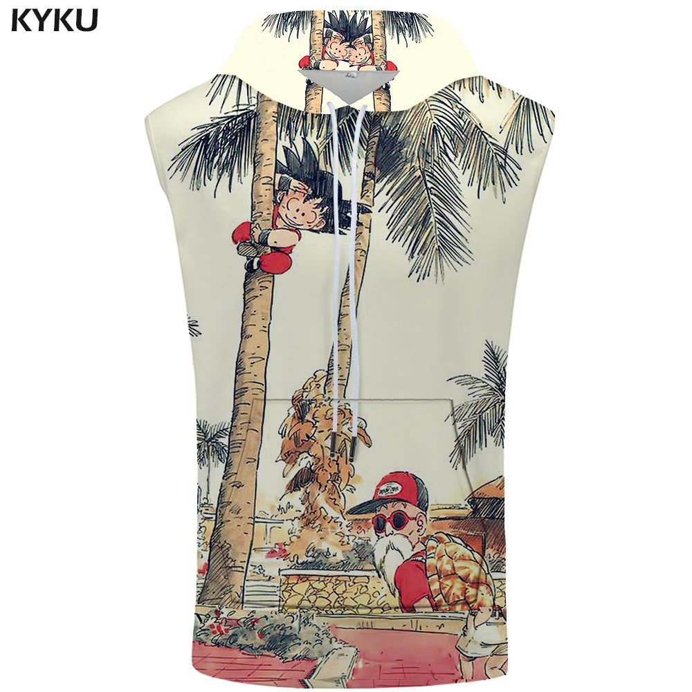 dragon ball sleeveless hoodie