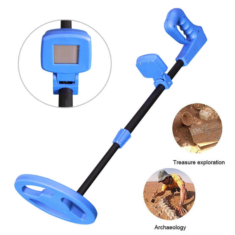

LCD Display Metal Detector Underground Gold Detector Metal Length Adjustable Treasure Hunter Seeker Portable Hunter Detector