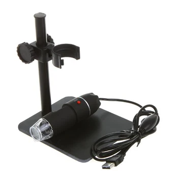 

centechia Practical Electronics 5MP USB 8 LED Digital Camera Microscope Endoscope Magnifier 50X~500X Magnification Measure