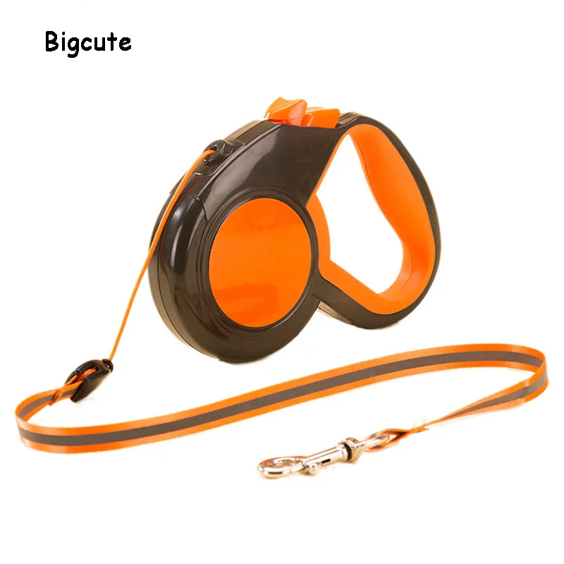 

3/5/8M Durable Pets Dog Leash Automatic Retractable Reflective Tape Dog Leashes Nylon Extending Puppy Walking Running Dog Leads