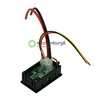 

0.28 Inch Red Blue LED Dual Display 4 Bit 5 Wires DC 200V 10A Digital DC Voltmeter Ammeter Voltage Current Meter Power Supply