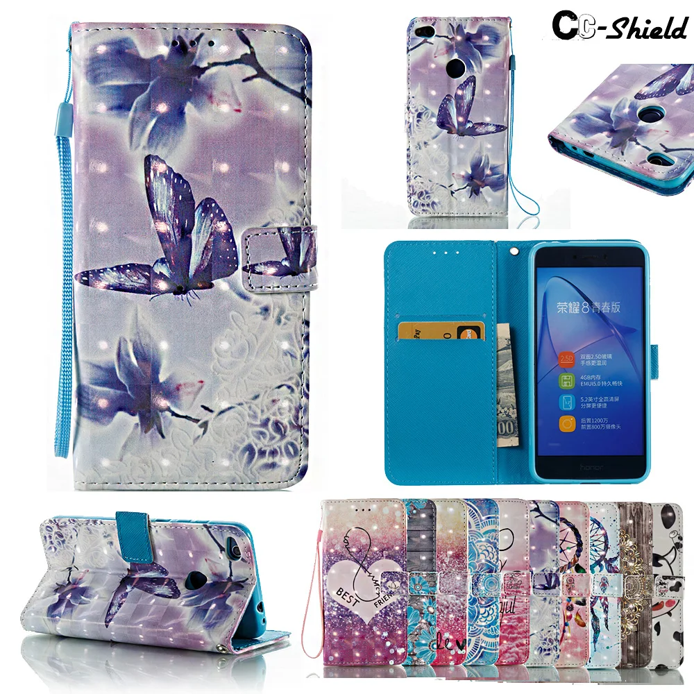 

3D Painting for Huawei P8 P9 Lite 2017 PRA LX1 LX3 LA1 Phone leather Case for Huawei P 8 9 Lite 2017 PRA-LX1 PRA-LX3 PRA-LA1 Bag