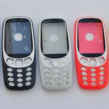 BINYEAE полный корпус для Nokia 3310 лицевая рамка крышка батареи чехол с клавиатурой