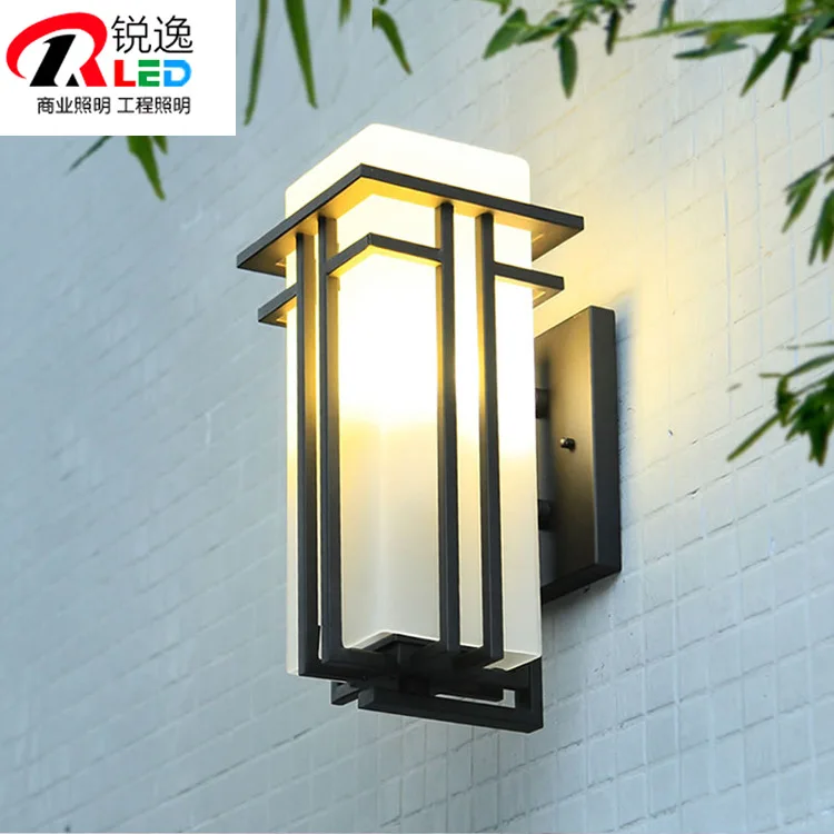

TUDA 24X42cm Free Shipping Modern Chinese Style Wall Lamp Creative Design Balcony Corridor Coffee Shop Wall Lamp E27 110V-220V