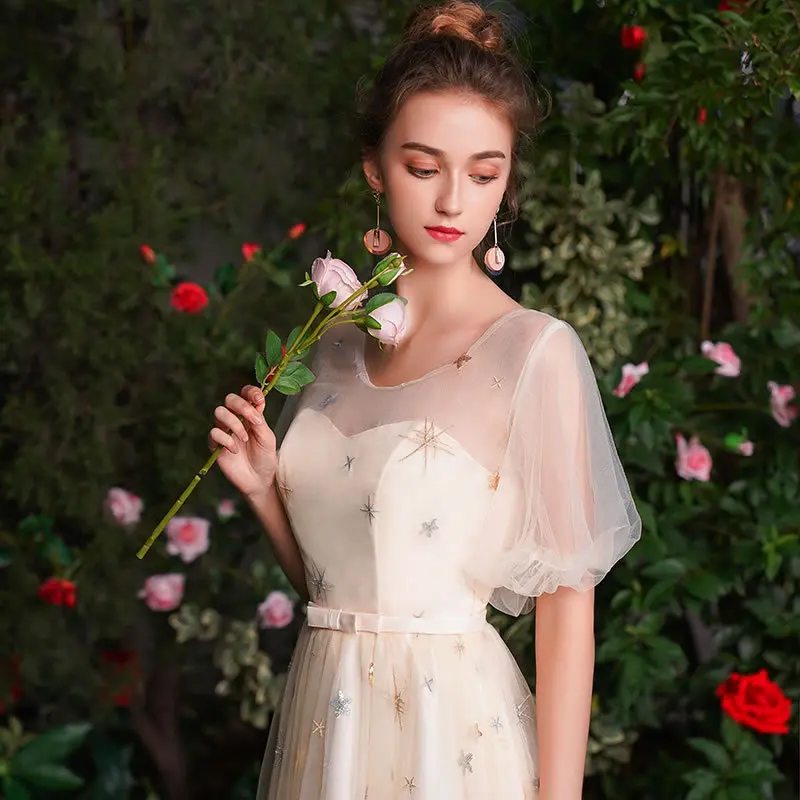 Для романтической свадьбы, вечеринки обувь для девочек и сестры Длинные свадебные платья 2019 без рукавов шифон Свадебная вечеринка платье