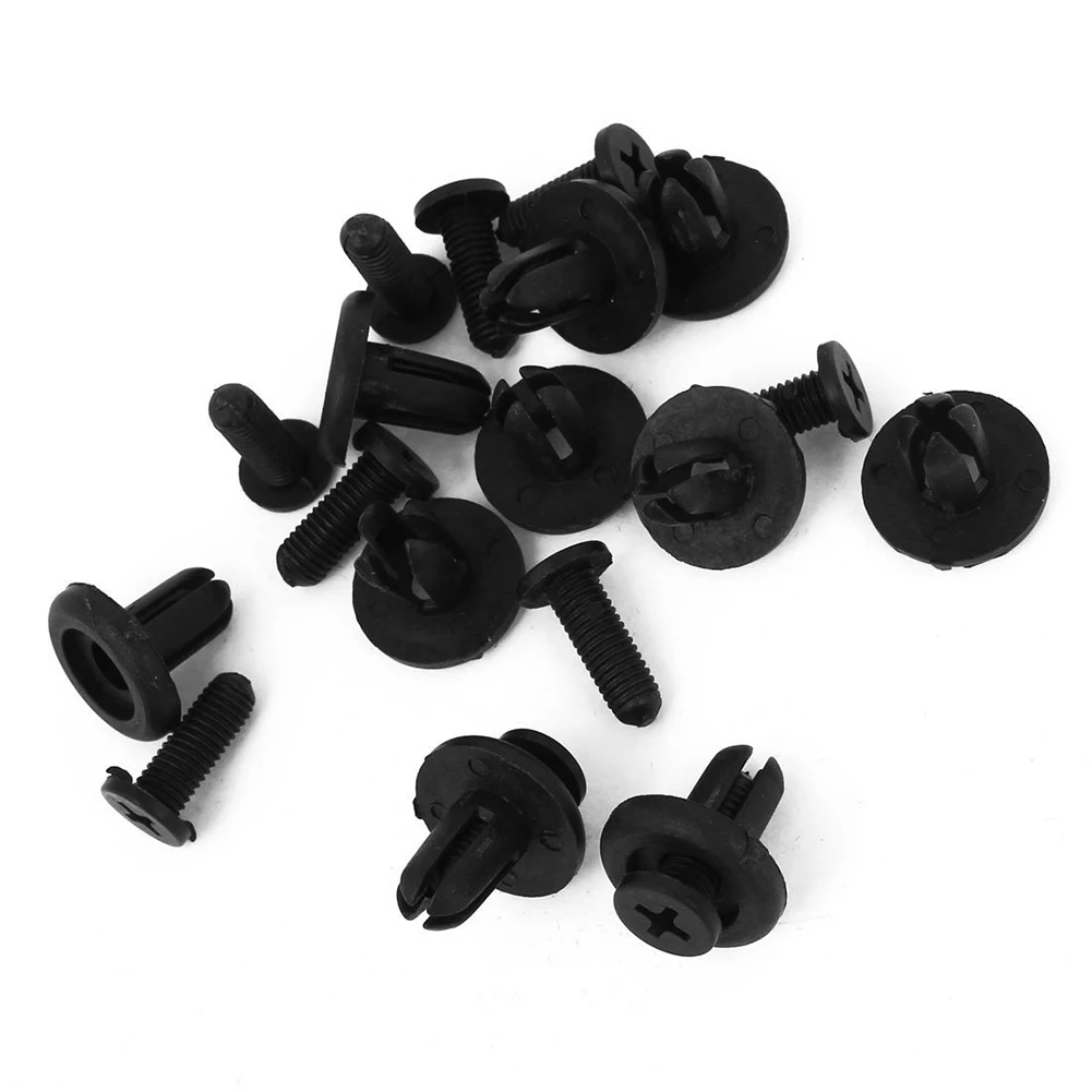 10 Pcs Fastener Rivets Fender Clips for 7mm Holein Auto Fastener