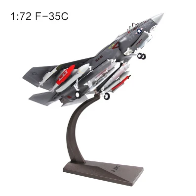 1/72 модель самолета USAF F-35A F35B F35C Lightning II Joint Strike Fighter литой металлический самолет модель игрушки для детей подарок - Цвет: F-35C