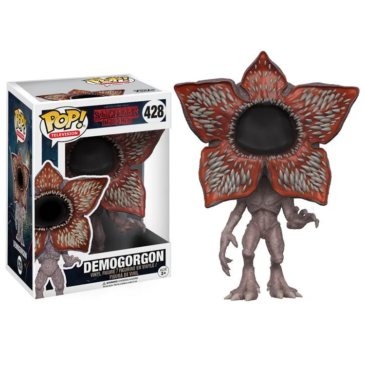 Funko pop Stranger Things Eleven Demogorgon Hopper Jonathan Nancy Brenner Joyce Фигурки Коллекционная модель - Цвет: 428