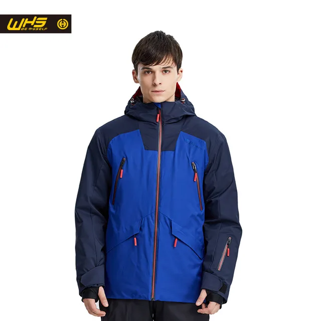 Cheap WHS 2016 Men snow Jackets Brand Outdoor windproof skiing coat Man snow clothes sport suit snowboarding coats Ski jacket