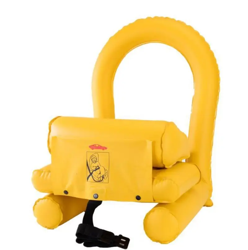 PVC Car Inflatable Children Seat Travel Portable Infant Safety Cushion Folding General Inflatable Kids Car Safety Seat Liner