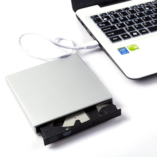 USB 2,0 DVD-ROM CD RW CD-ROM-плеер Внешний DVD Оптический привод рекордер портативный для Macbook ноутбука ПК Windows 7/8