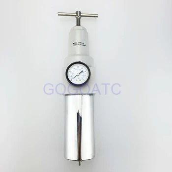 

High pressure pneumatic air filter regulator QFRH-20/25 3/4 1 inch Manual drain units 40bar oil and water separation