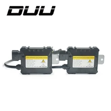 DUU 2pcs Car Ballast Hid Xenon Digital slim block ignition electronic for All Bulbs H7 H4 H1 H3 H11 12V 35W 55W