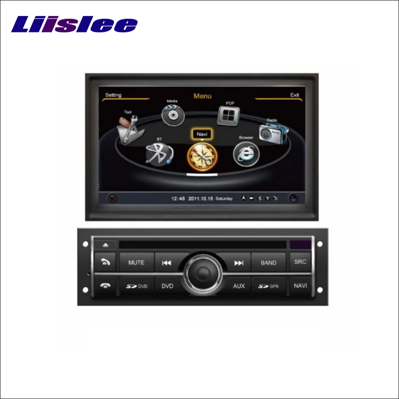 Clearance Liislee For Mitsubishi Strada 2005~2013 Car DVD Player GPS Navi Navigation Radio Stereo CD iPod BT HD Screen Multimedia System 4