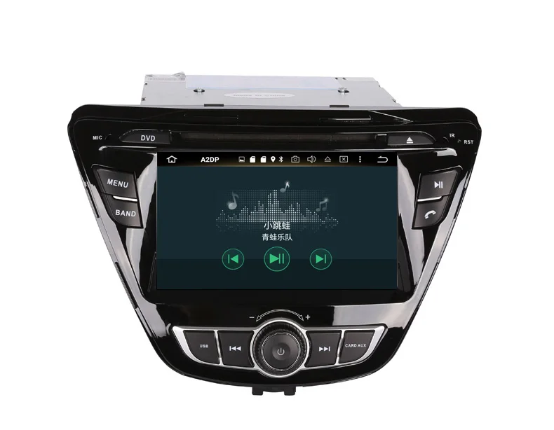 Cheap 7inch double din android 9.0 car dvd player for hyundai ELANTRA AVANTE 2014 2015 car audio player GPS navigation wifi 4g 6