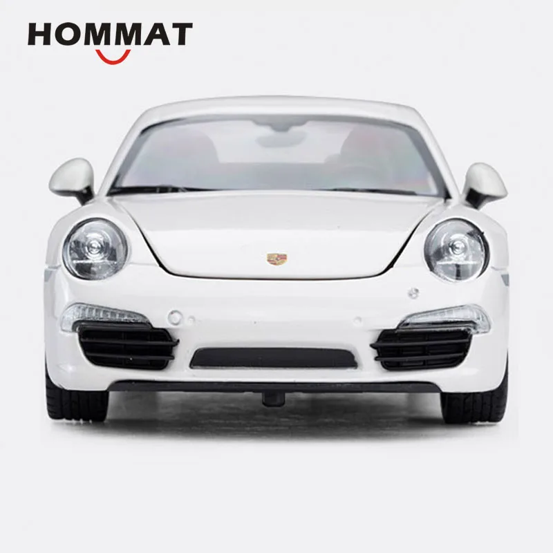 Модель автомобиля HOMMAT 1:24 911 Carrera S Спортивная модель из сплава Коллекционные
