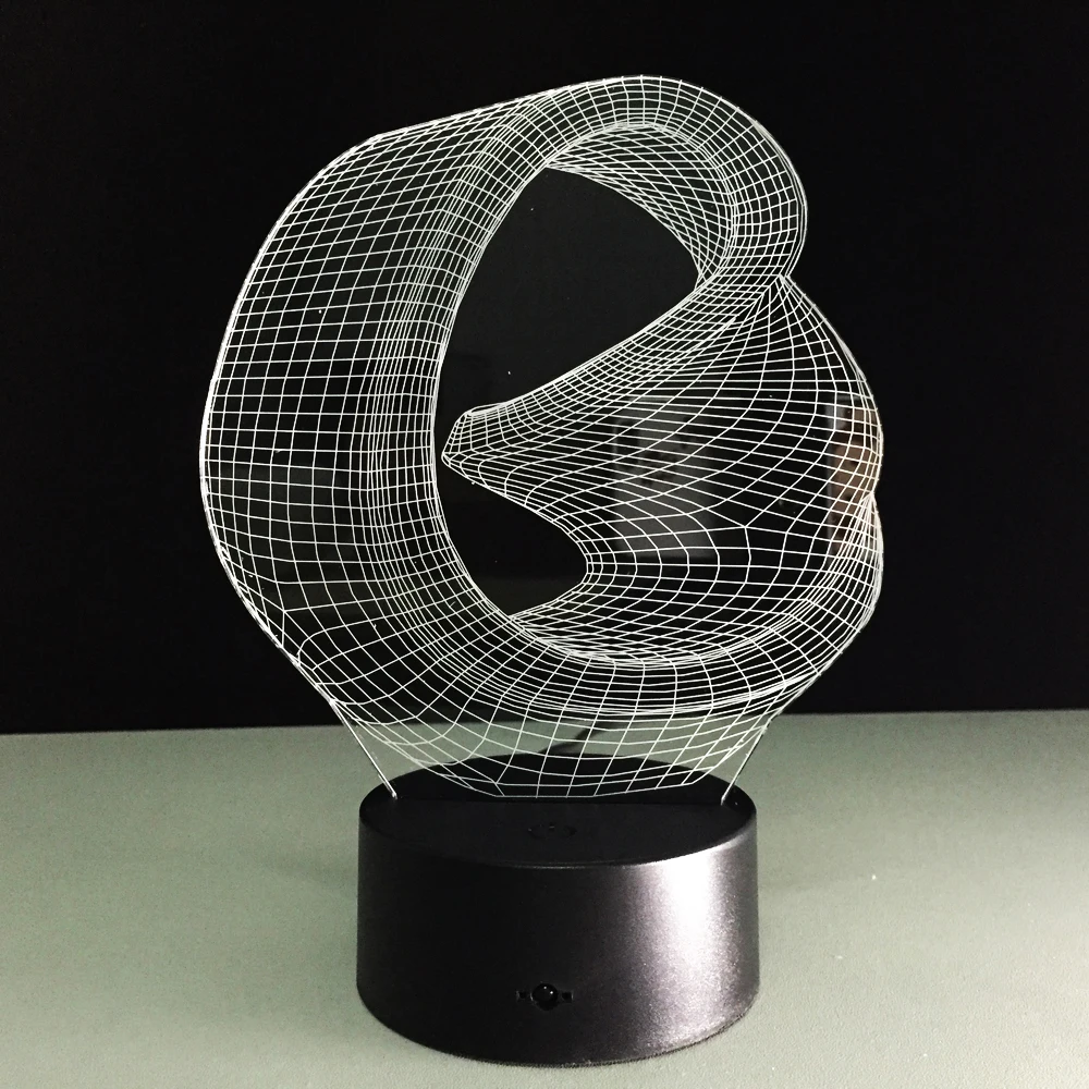Creative 3D Abstract  Illusion Lamp 8