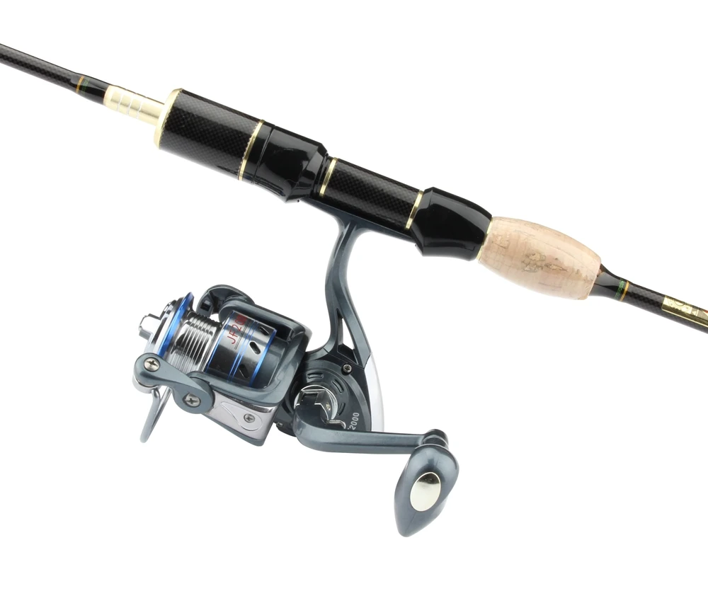 Rosewood 2 Top Tips Fishing Rod Spinning Travel Ultra Light 1.8m UL Lure Fishing Rod 3 Sections Carbon Fiber Spinning Rods Pole  (5)