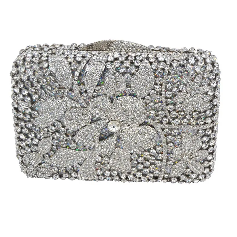 Laisc золотой кристалл сумки Свадебный клатч Роскошные Diamante вечерние сумки ручной работы вечер Pochette Sparkly партия Кошелек SC236
