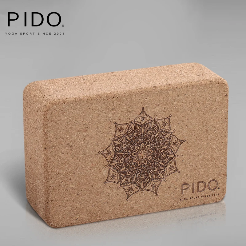 PIDO YOGA High density natural cork yoga block Tasteless yoga brick Exercise Fitness Sport Yoga aids PIDO YOGA High density natural cork yoga block Tasteless yoga brick Exercise Fitness Sport Yoga aids
