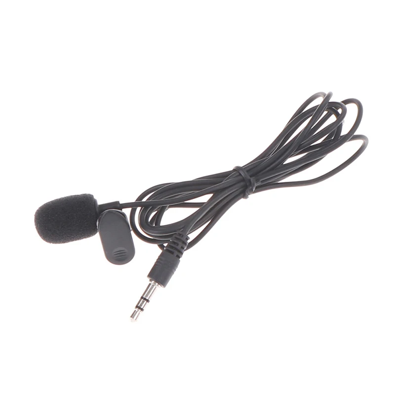 

Handsfree 1.5m Long Wired 3.5 Mm Stereo Jack Mini Car Microphone External Mic For PC Car DVD GPS Player Radio Audio Microphone