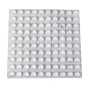 

100PCS Self Adhesive Rubber Feet Clear Semicircle Bumpers Door Cabinet Drawers Buffer Pad Silicone Feet For Door Accessories Hot