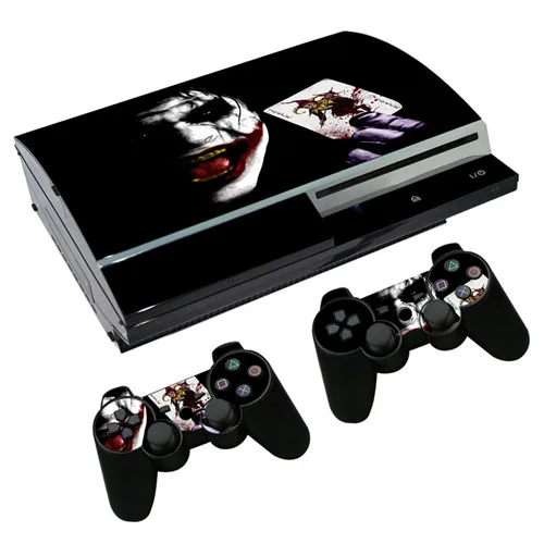 Наклейка с изображением Джокера и Бэтмена для PS3 Fat playstation 3 консоль и контроллеры для PS3 Fat Skins виниловая пленка - Цвет: 0277