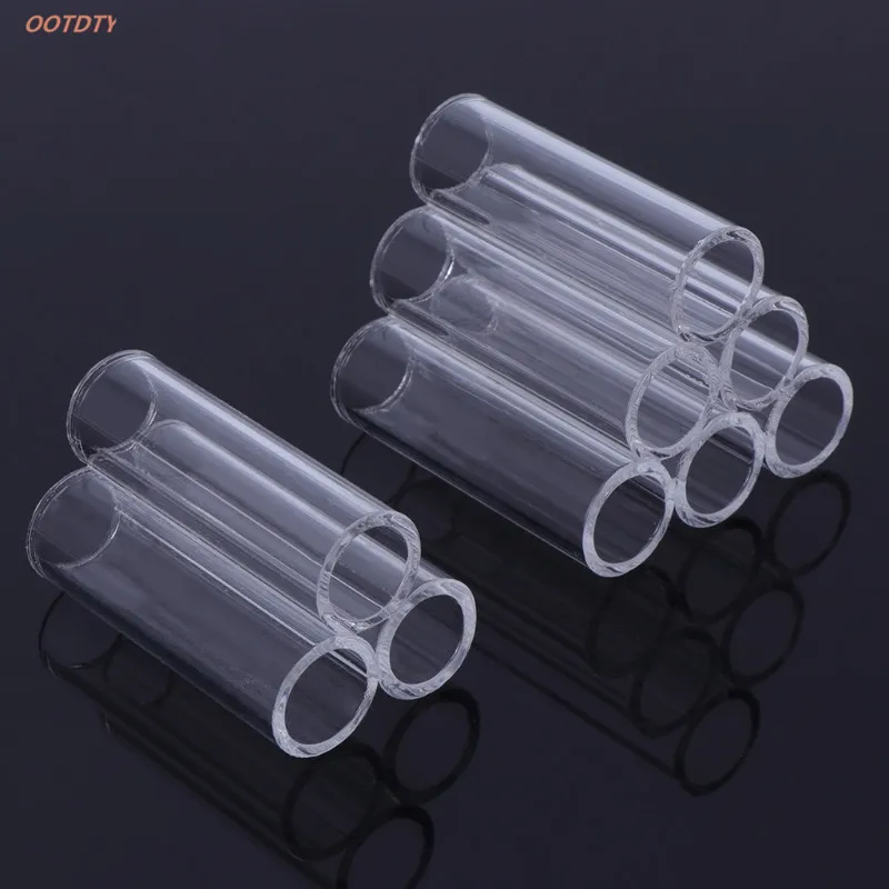 

OOTDTY Fish Tank Shelter 3/6 Tube Aquarium Pipe Shrimp Cave Hide Breeding Acrylic Decor