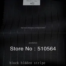 140 s камвольной шерсти на заказ костюм мужской черный скрытый полоса костюм комплект из трех предметов(куртка+ брюки+ жилет