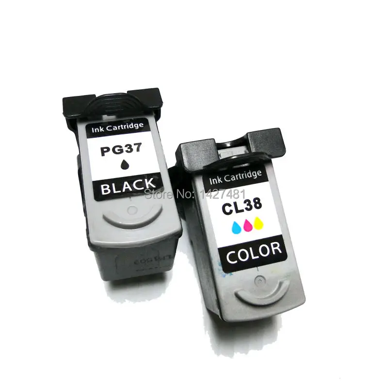 

YOTAT Remanufactured Ink Cartridge PG37 PG-37 CL-38 for Canon pixma P210 MP220 IP260 IP1900 IP1800 IP2500 MX300 MX310 mini260