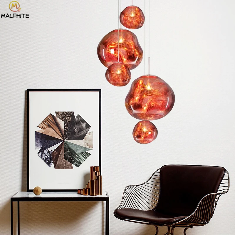Nordic design pendant lights for Living Room bedroom Custom hanglamp Lava Tom DIXON Melt Lava Interior De Kitchen light Fixtures