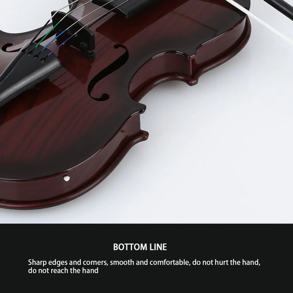 Cena 48CM skrzypce akustyczne dla dzieci z etui Bow Student Learning Instrument muzyczny True String prezenty edukacyjne dla dzieci skrzypce