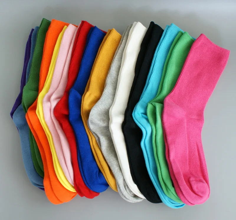 3 пары неоновых женских носков для девочек, носок в стиле ретро, более чистый цвет, флуоресцентный синий, розовый, зеленый