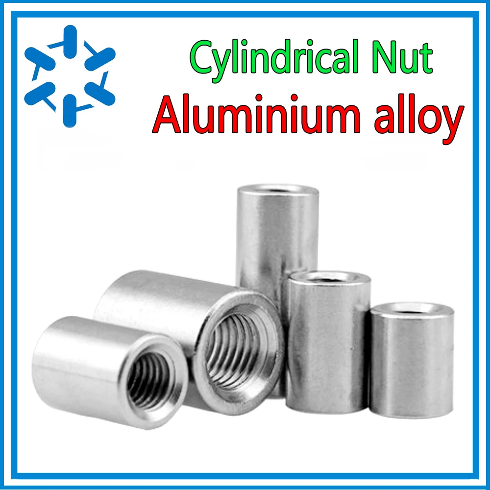 5000pcs/ aluminium alloy Cylindrical nut Round nut long cylinder nut AL