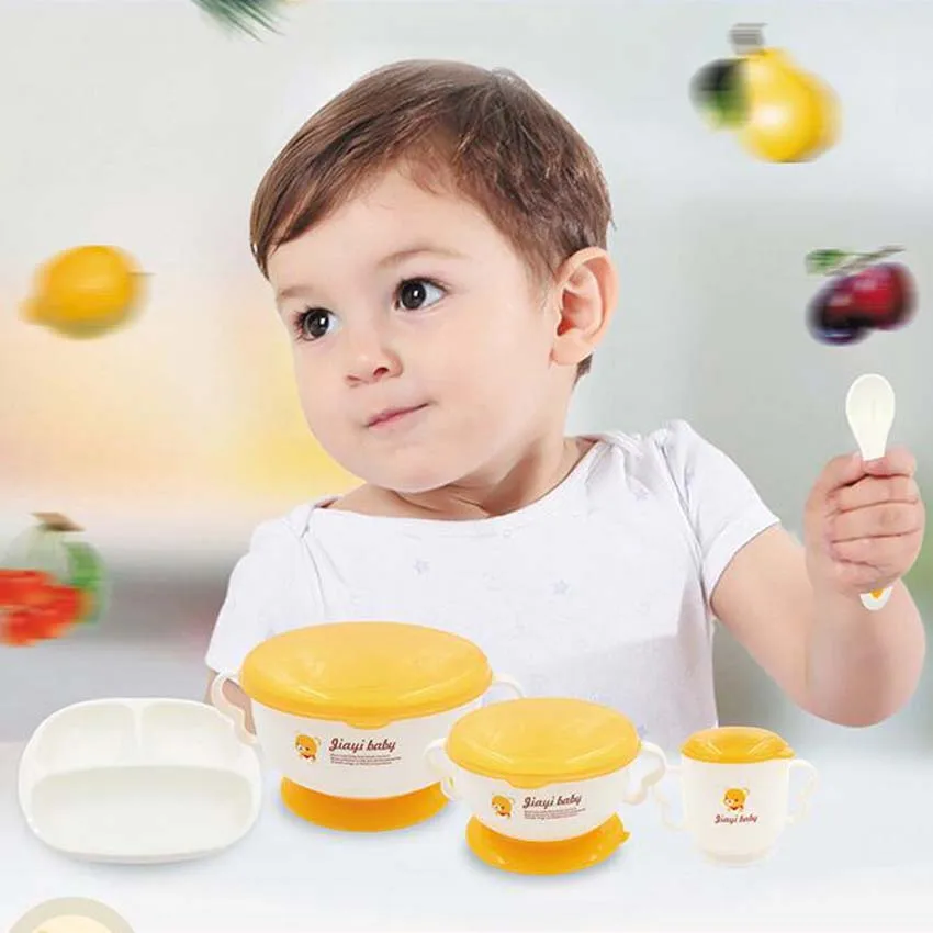 Buy 6Pcs Set Child Baby Tableware Plate Set Kids