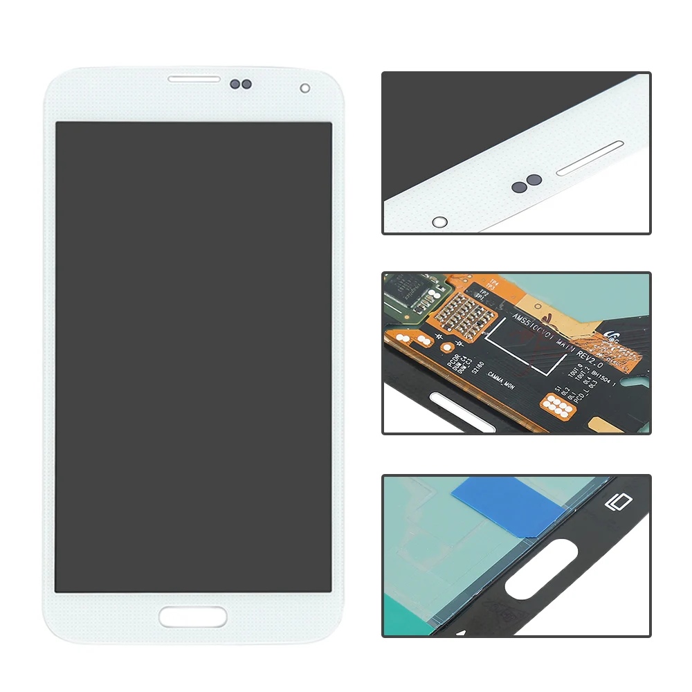 imágenes para LCD Para Samsung Galaxy i9600 S5 G900 G900F blanco Pantalla LCD de pantalla táctil con el Montaje del digitizador, el envío gratuito! imágenes para LCD Para Samsung Galaxy i9600 S5 G900 G900F blanco Pantalla LCD de pantalla táctil con el Montaje del digitizador, el envío gratuito!