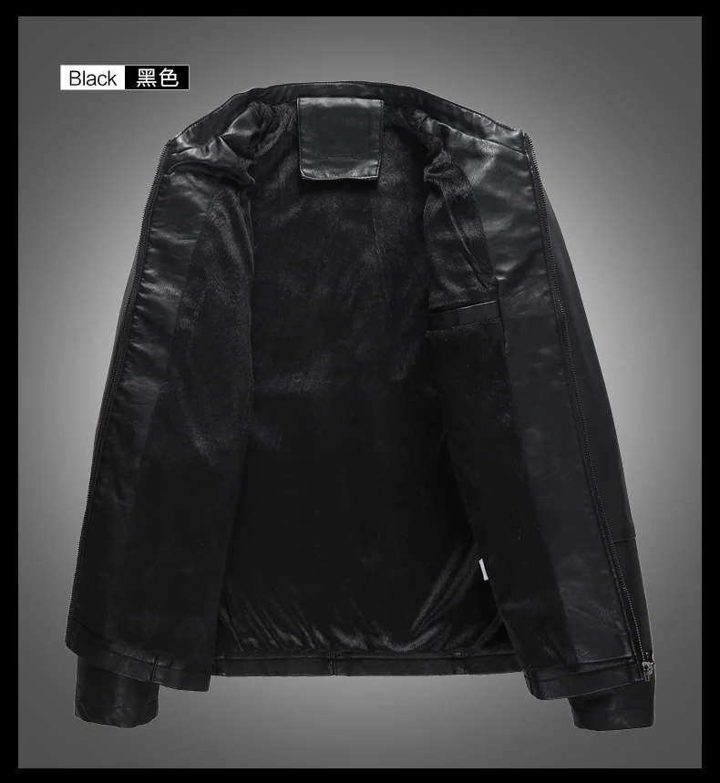 original leather jacket for men Autumn Winter Men's Casual Zipper PU Leather Jacket  Motorcycle Leather Jacket Men Leisure Clothing Men's Slim Leather Jacket leather biker vest