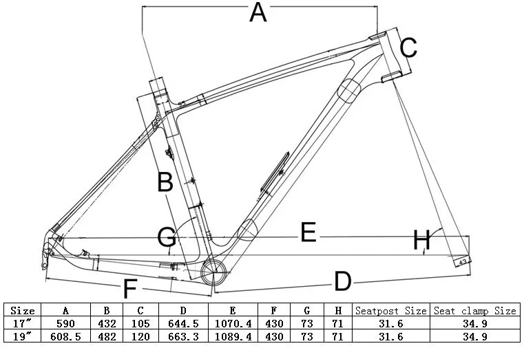Clearance UD Carbon Glossy / Matt Cycling 650B 27.5ER MTB Mountain Bike Frame (FOR BSA / BB30) + seat CLAMP 34.9mm + HEADSET - 17" 19" 3 Clearance UD Carbon Glossy / Matt Cycling 650B 27.5ER MTB Mountain Bike Frame (FOR BSA / BB30) + seat CLAMP 34.9mm + HEADSET - 17" 19" 3