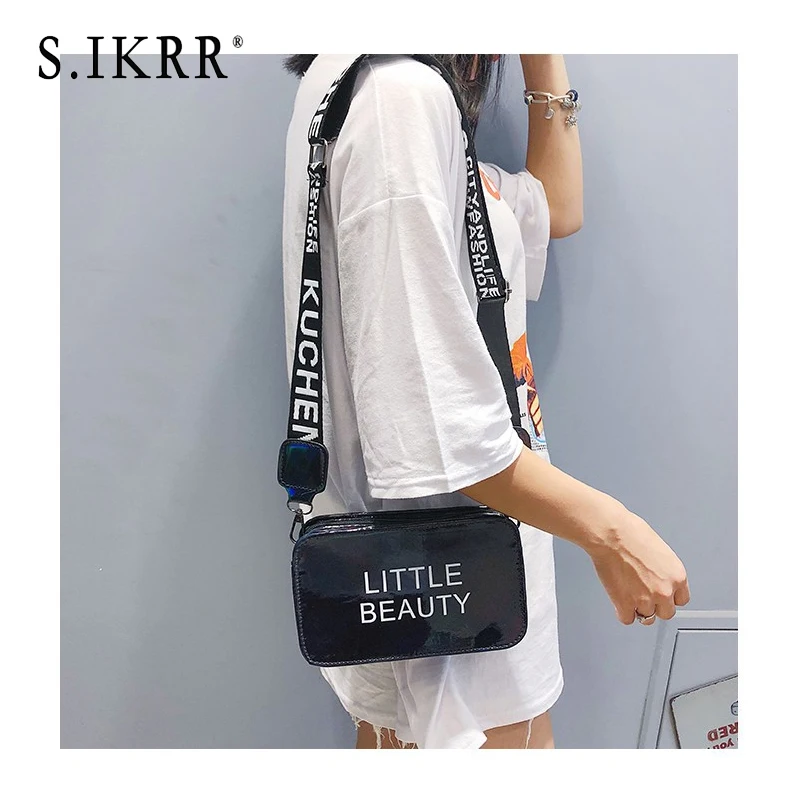 S.IKRR Mini Women Laser Crossbody Bag Messenger Shoulder Bag PVC Jelly Small Tote Messenger Candy colors Bags Laser Holographic S.IKRR Mini Women Laser Crossbody Bag Messenger Shoulder Bag PVC Jelly Small Tote Messenger Candy colors Bags Laser Holographic