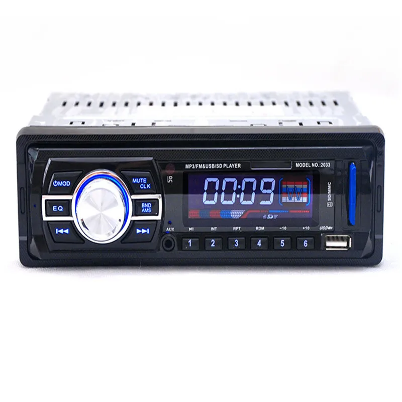  High Quality Car Audio Stereo In Dash Auto Car Radio MP3 Player FM Aux Input Receiver USB SD With Remote 
