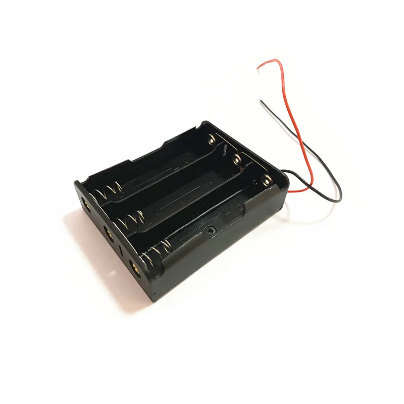 

1pcs 18650 Power Battery Storage Case Box Holder Leads With 3holders in parallel