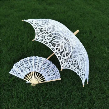 

10 Pieces / Wedding White Or Lace Fan Wedding Hand Fan Bride Party Gift Like Hand Fan Lace Hand Fan For Wedding Gift