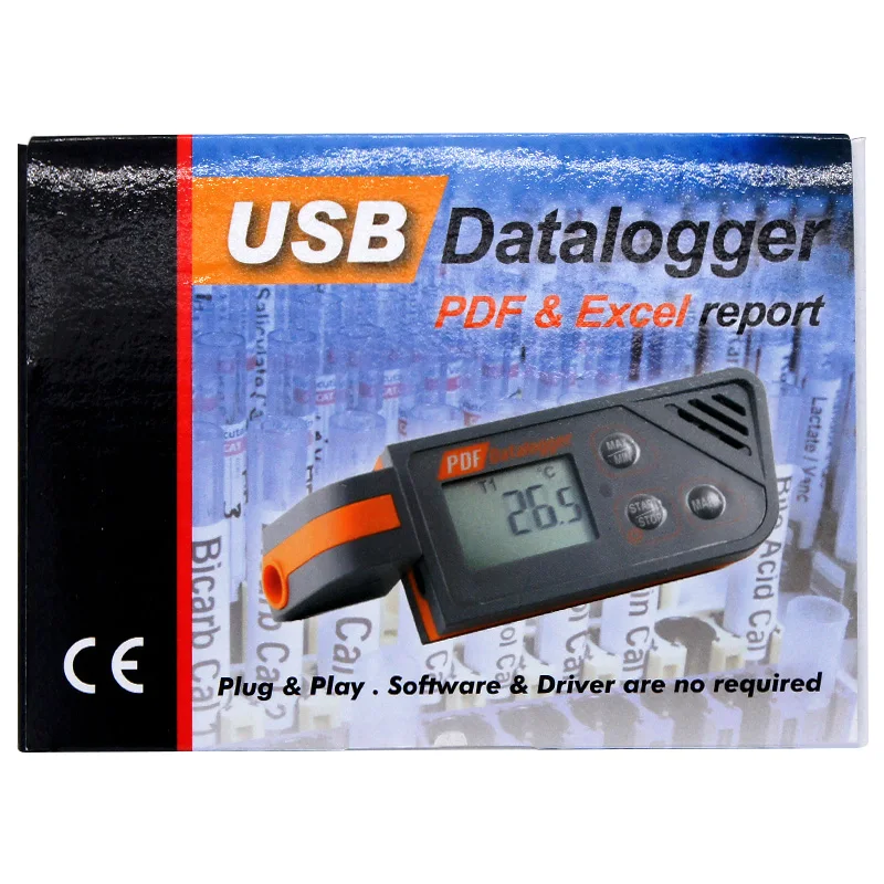 AZ88162 цифровой USB Datalogger влажность фиксатор температуры генерировать PDF и Excel цифровой Datalogger Поддержка Windows 7, 8 и 10