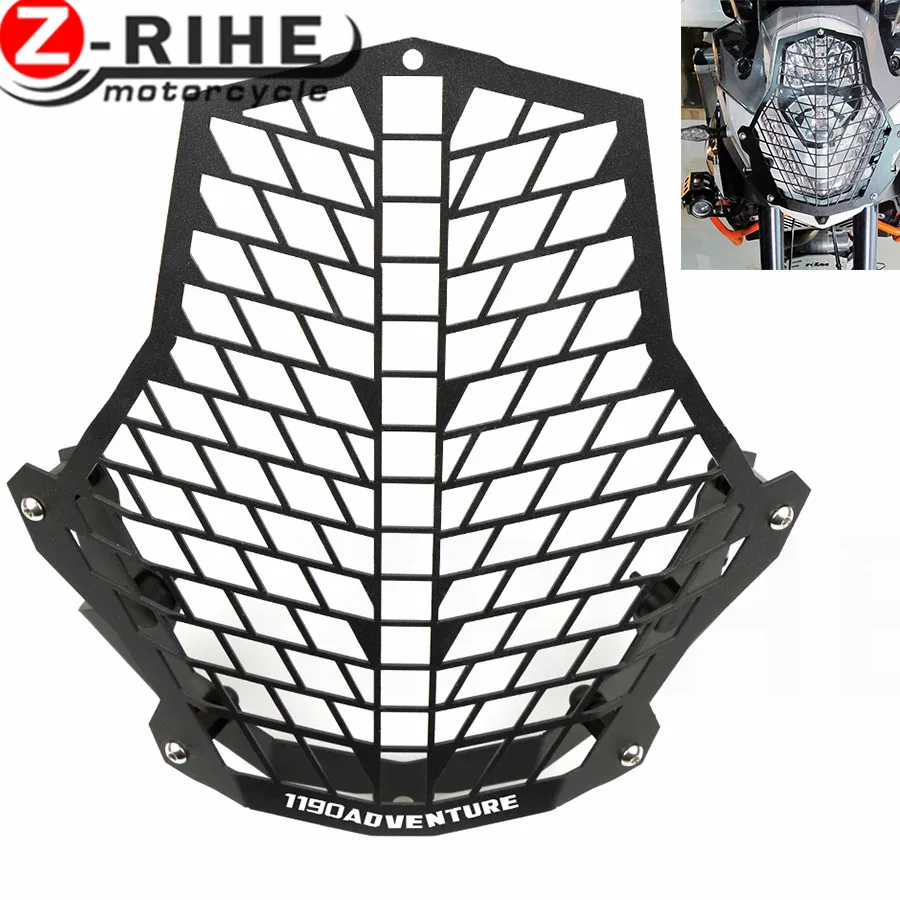FOR KTM Motorcycle Headlight Protector Guard Lense Cover grill for KTM 1190 Adventure / 1190R 1290 Super Adventure 2015 2016